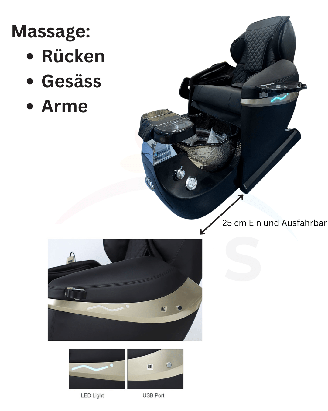 Pedikürstuhl – Deluxe – Bild 2