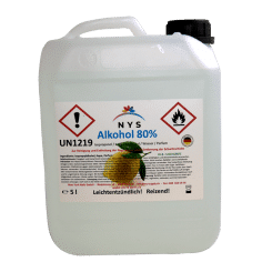 Alkohol 70 % -Cleaner- Reinigung und Entfernung der Schwitzschicht