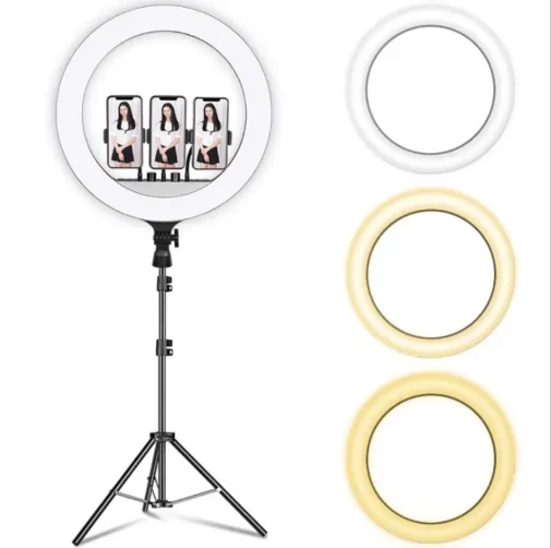 Studiolicht - Ringlicht - Ringlampe mit Fernbedienung